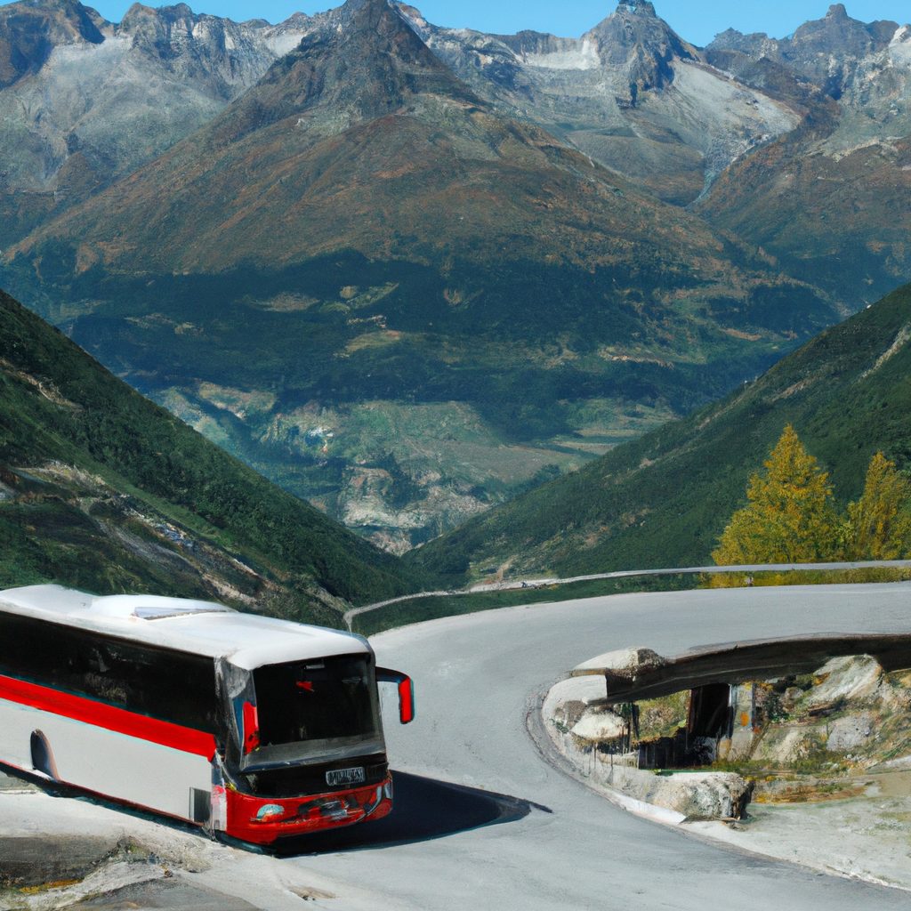 autocar lgant serpentant dans montagnes 1024x1024 44328050 Jacob Autocar Tourisme Gap Hautes Alpes 05 - Transport Location Autocar | Autocar Jacob Gap - Tourisme en Autobus